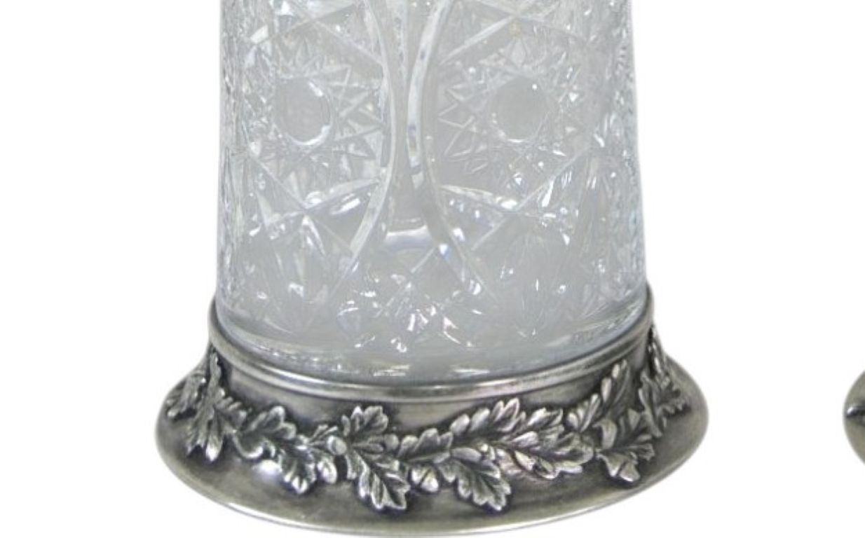 Owl Wisdom sculptural silver wine pitcher leg ornament detail